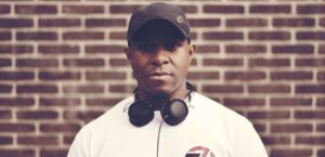 Portrait of DJ EZ, legendary UK Garage producer and DJ, known for shaping the UK garage music scene